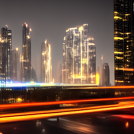 LoRA city neon
